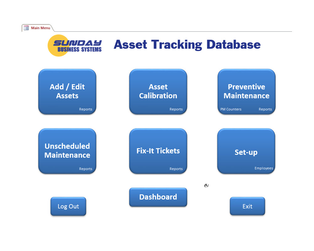 screenshot of SBS Quality Database